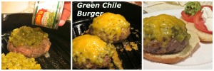 green chile burger
