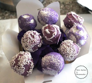 Purple Cake Pops www.jillianbenfield.com