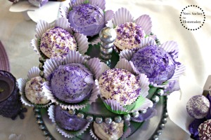 Purple Cupcakes on News Anchor To Homemaker